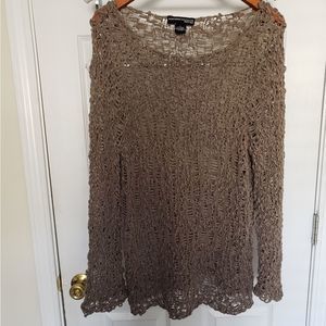 Norton Mcnaughton Crochet Sweater Size PL